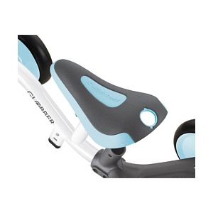 Каталка-беговел с ручкой GLOBBER "LEARNING BIKE" 3 в 1, бело-голубая